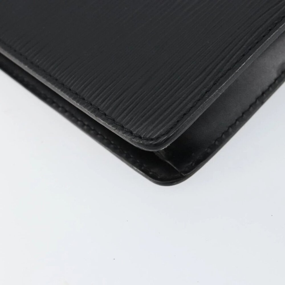 LOUIS VUITTON Epi Pochette Homme Clutch Bag Black Noir - Picture 8 of 16